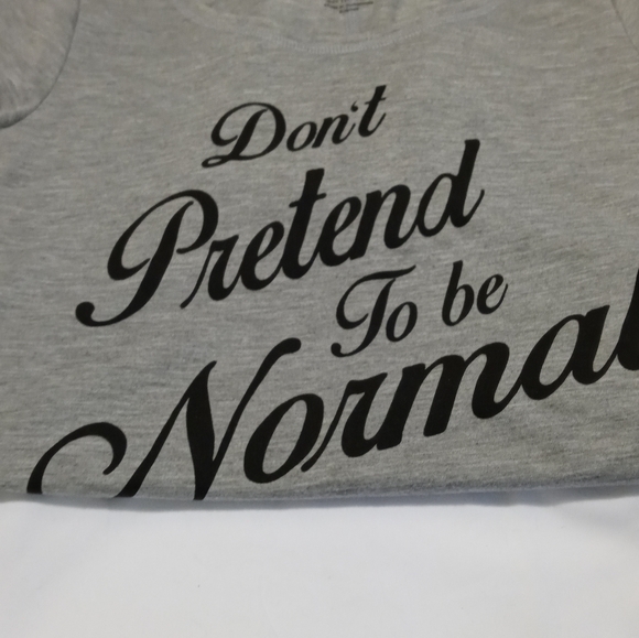 Fun Saying Gray T-shirt XS - Picture 6 of 10